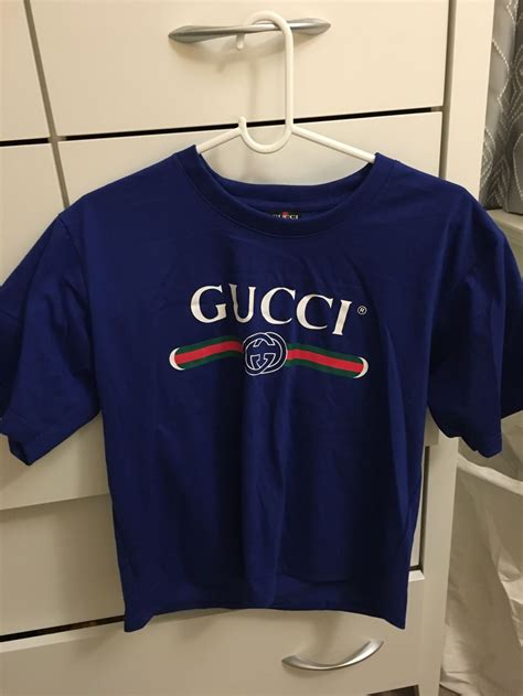 maglietta gucci blu|Gucci t-shirt uomo.